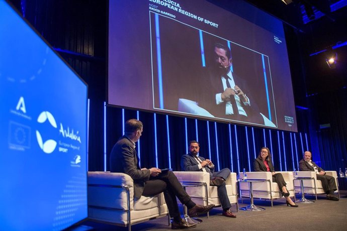 El secretario general para el Deporte de la Junta de Andalucía, José María Arrabal en Kosmos Sports Summit