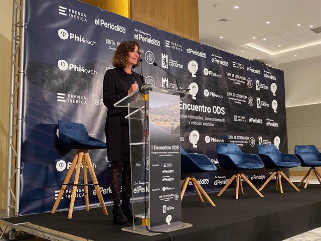 La consejera de Transición Ecológica de la Junta de Extremadura, Olga García