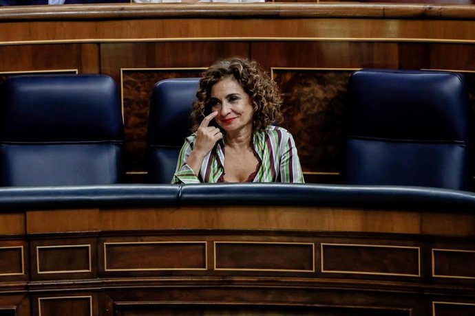 La ministra de Hacienda, María Jesús Montero, en una imagen de 3 de noviembre en el Congreso de los Diputados.