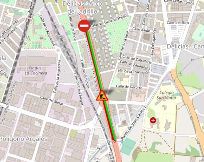 Información sobre el corte al tráfico de Arco de Ladrillo los días 4 y 5 de noviembre.