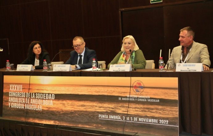 Inauguración de 37 Congreso de la Sociedad Andaluza de Angiología y Cirugía Vascular (Saacv).