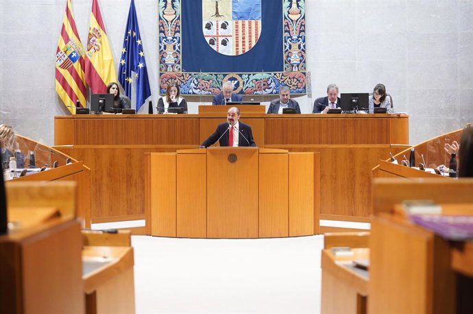 El presidente del Gobierno de Aragón, Javier Lambán.