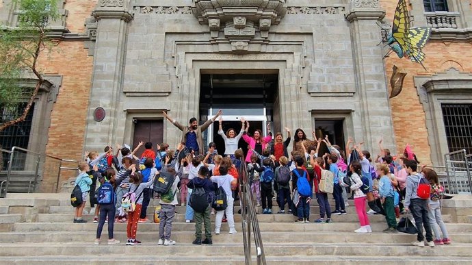 Alumnos en la Casa de la Ciencia