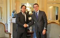 Feijóo se presenta en Uruguay como la "alternativa" a Sánchez "más centrada y moderada" que busca recuperar los pactos