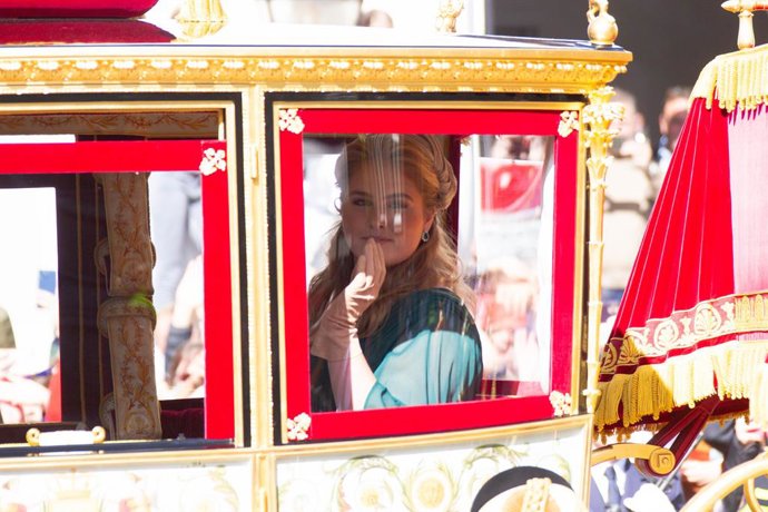 La princesa Amalia, heredera al trono de Países Bajos