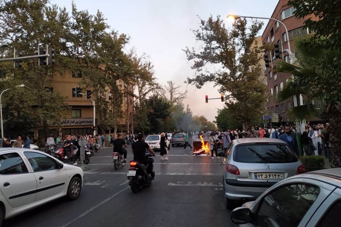 Protestas en Teherán, Irán