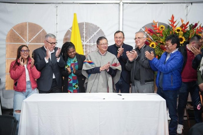 El presidente de Colombia, Gustavo Petro