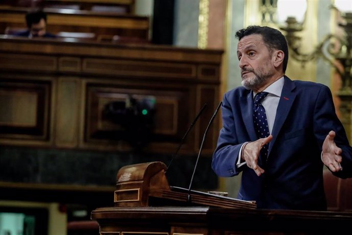 El portavoz parlamentario de Ciudadanos en el Congreso, Edmundo Bal, interviene durante una sesión plenaria en el Congreso de los Diputados.