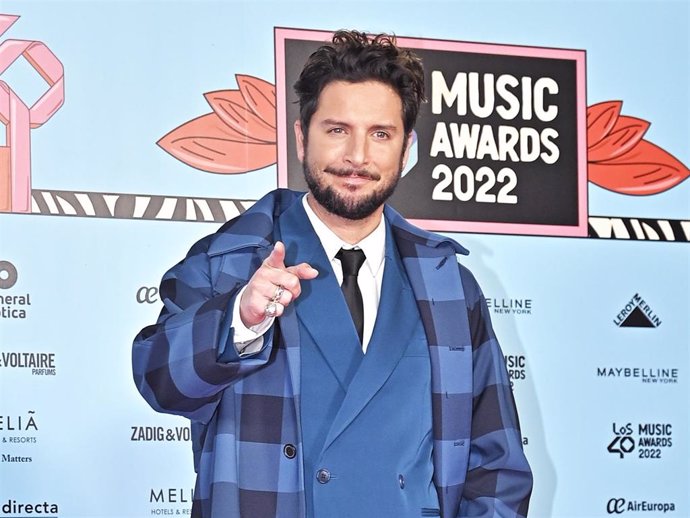 Manu Carrasco en  la gala de Los40 Music Awards 2022