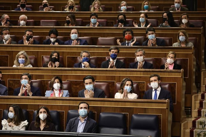 Archivo - La bancada del PP en el Congreso