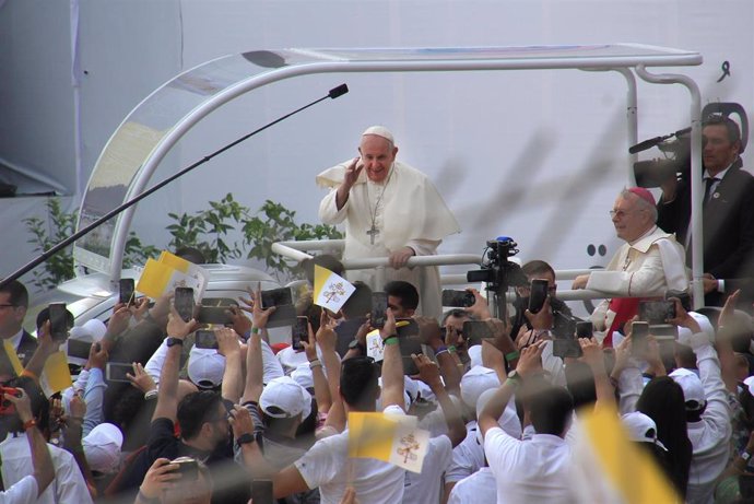 El Papa en Baréin. 05 Noviembre 2022. Photo: Cindy Riechau/dpa