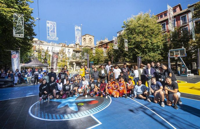 Granada vive otra gran fiesta del Plaza 3x3 CaixaBank
