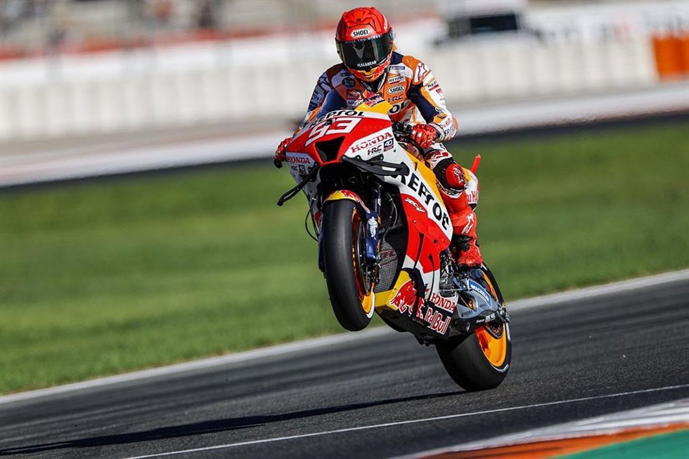 El piloto español de MotoGP Marc Márquez
