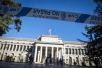 Los detenidos por el acto vandálico en el Prado permanecen en comisaría a la espera de pasar a disposición judicial