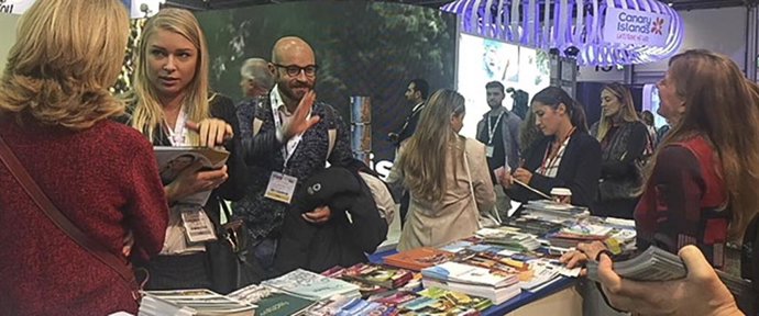 Archivo - Imagen de archivo del stand de la Diputación de Cádiz en la WTM