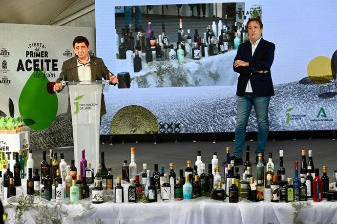 El presidente de la Diputación de Jaén, Francisco Reyes, en la Fiesta del Primer Aceite
