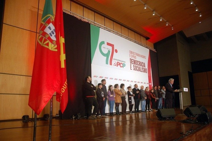 Archivo - El secretario general del Partido Comunista Portugués (PCP), Jerónimo de Sousa