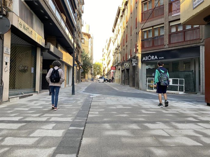La calle San Miguel se reabre al tráfico este lunes.