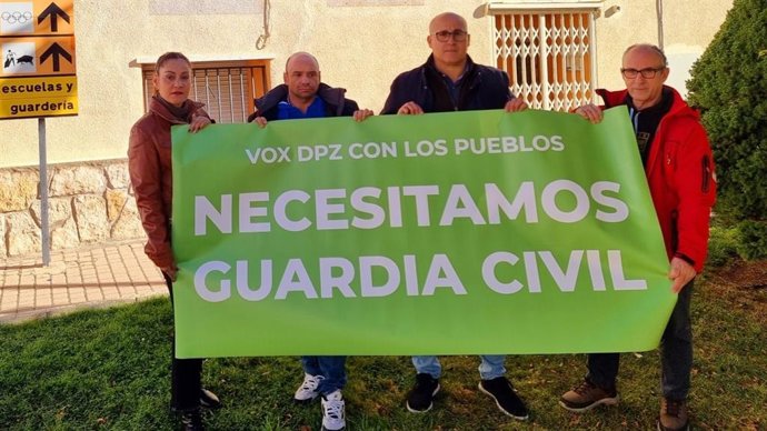 VOX sostiene que la subvención de la DPZ a la Guardia Civil "no es suficiente y está mal distribuida".