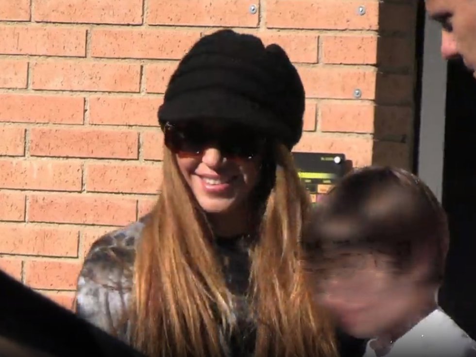 Shakira, recogiendo a sus hijos en una de sus actividades extraescolares