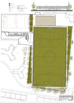 Proyecto de reforma del campo de fútbol 11 de Verge de Lluc.