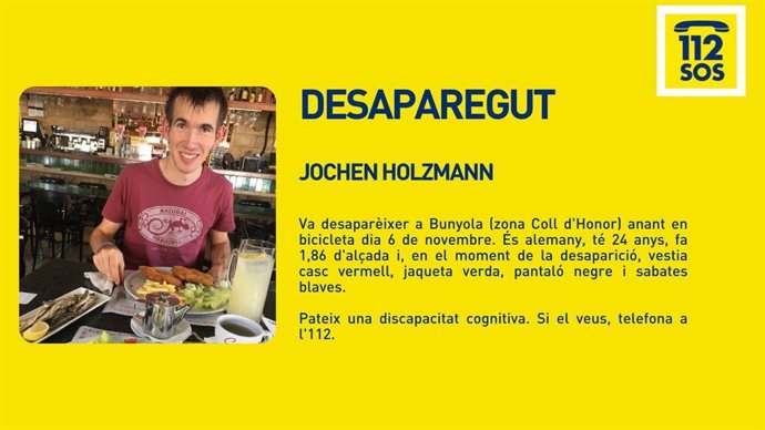 Archivo - Desaparecido Jochen Holzmann