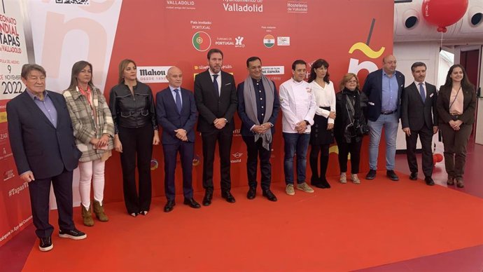 Inauguración de los concursos Nacional y Mundial de Pinchos de Valladolid en 2022.