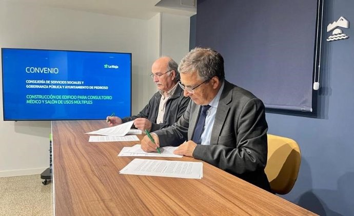 Convenio Gobierno riojano con Pedroso