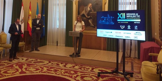 Presentación de la XII Semana de Impulso TIC en el Ayuntamiento de Gijón