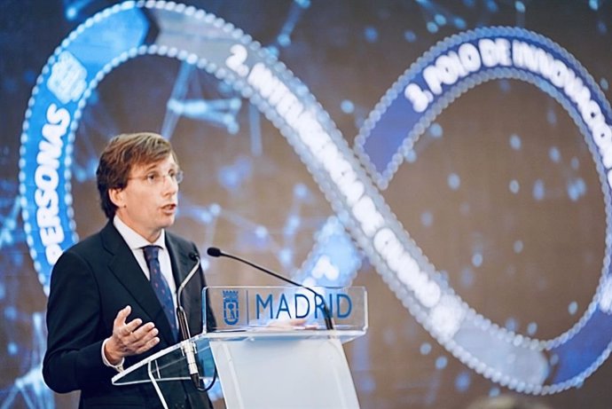 José Luis Martínez-Almeida, alcalde de Madrid, en la presentación de Madrid Digital