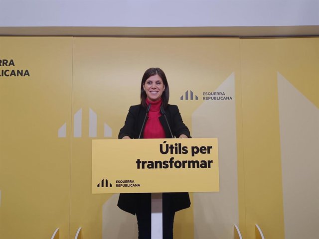 La secretària general adjunta i portaveu d'ERC, Marta Vilalta