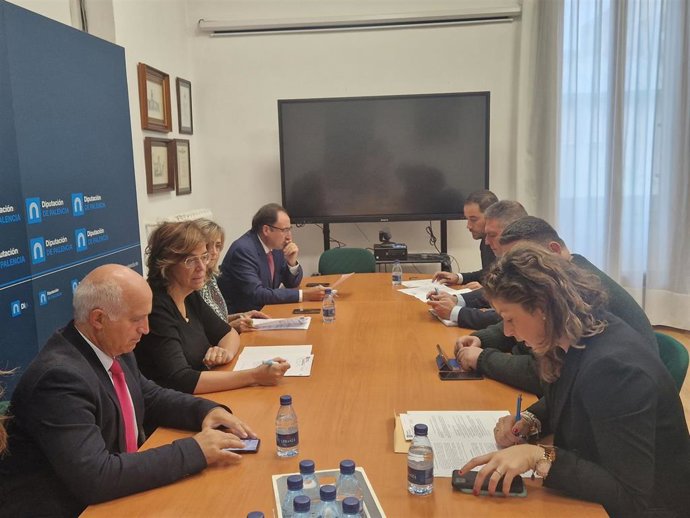 Reunión de la Junta de Gobierno de la Diputacion de Palencia.