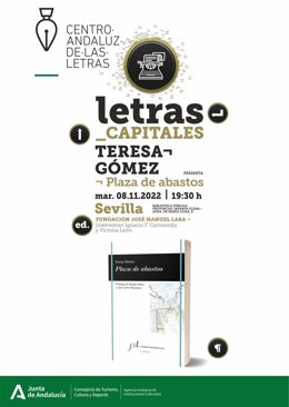 Presentación del poemario 'Plaza de abastos' de Teresa Gómez, en el marco de la programación del Centro Andaluz de las Letras.