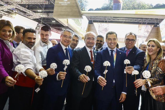 Las biznagas se han convertido en una parte esencial de la promoción de Turismo Costa del Sol en la WTM 2022.