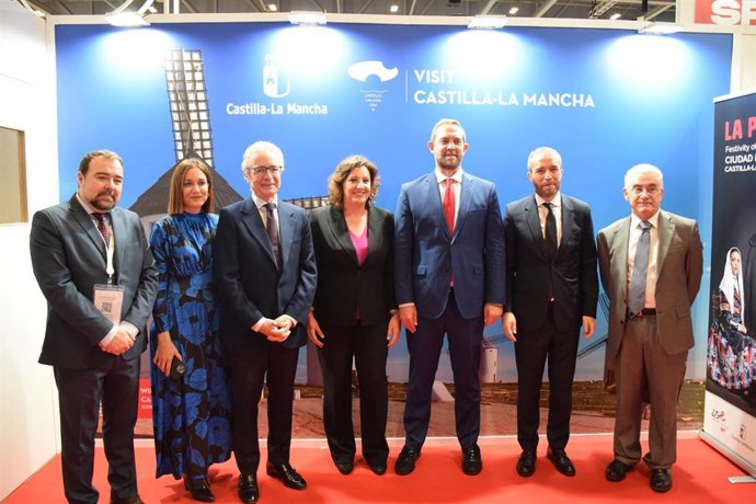 La consejera de Economía, Empresas y Empleo, Patricia Franco, en la World Travel Market de Londres.