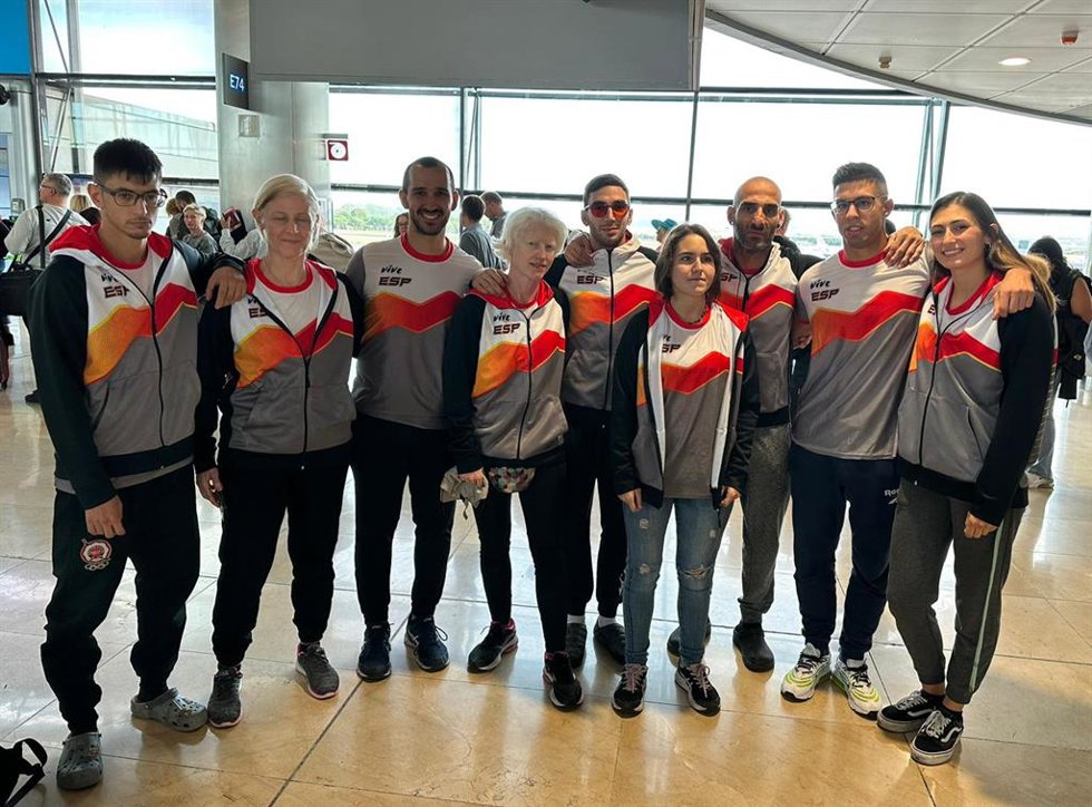 Equipo español de judo que competirá en el Mundial de judo para ciegos de Bakú