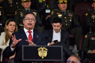 Archivo - El presidente de Colombia, Gustavo Petro, en Bogotá.