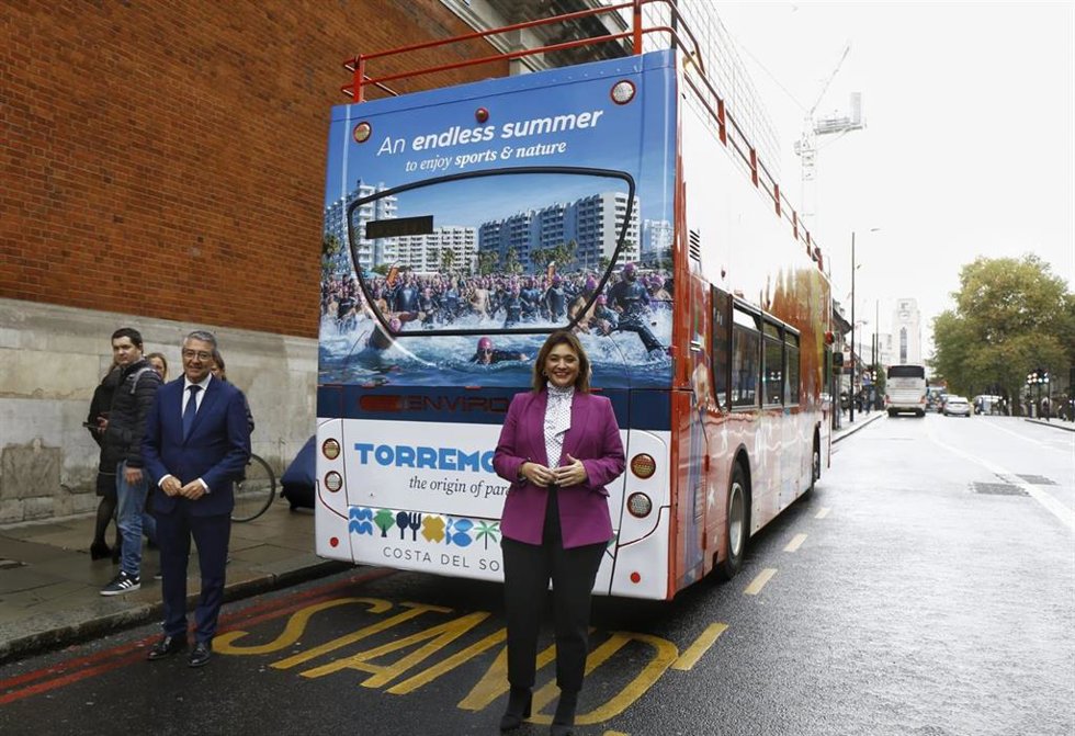 Acción promocional de Torremolinos en la WTM