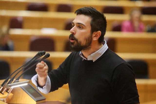 Archivo - Imagen de recurso del exportavoz de Podemos en el Senado y exsecretario general de Podemos Madrid, Ramón Espinar,