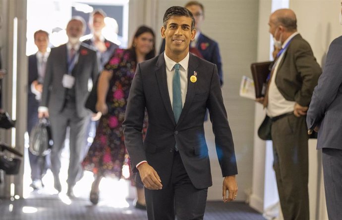 El primer ministro de Reino Unido, Rishi Sunak