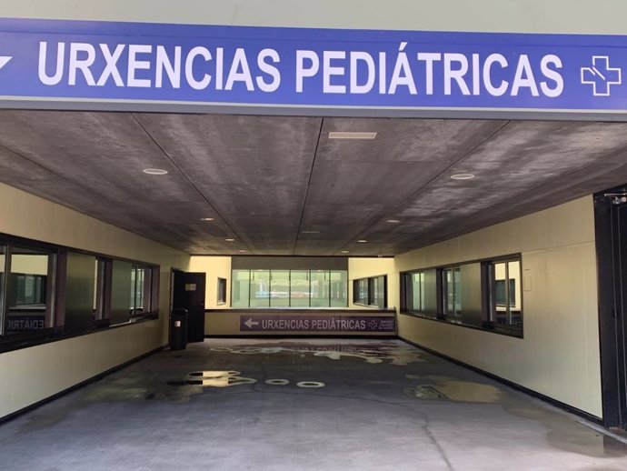 Archivo - Arquivo - Acceso á nova área de Urxencias Pediátricas do Hospital Álvaro Cunqueiro de Vigo, habilitada con motivo da crise do coronavirus.