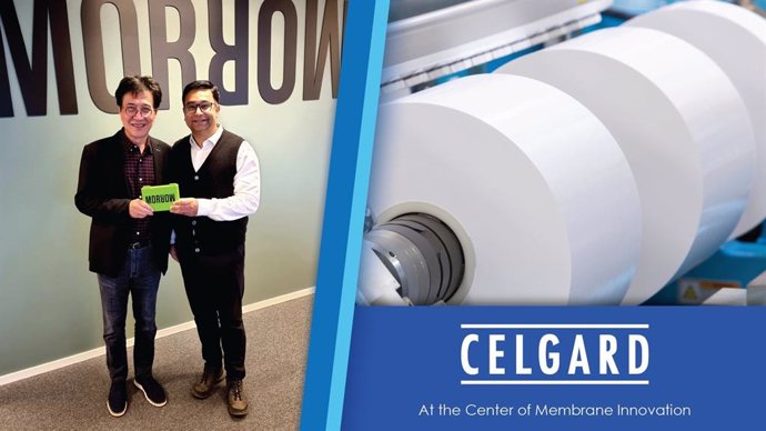 John Zhang, chief technology officer and chief scientific officer of Polypore International and Rahul Fotedar, chief technology officer of Morrow, meet in Norway to begin technology discussions between the two companies to further advance electric vehic