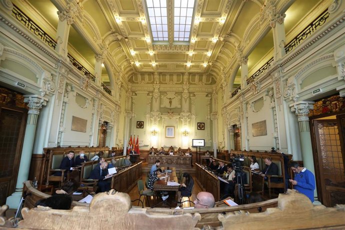 Pleno municipal del Ayuntamiento de Valladolid