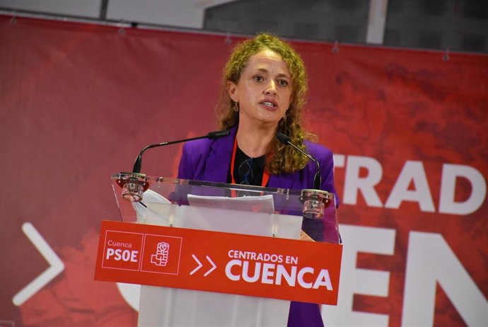 La portavoz de la Ejecutiva provincial socialista, Gracia Canales.