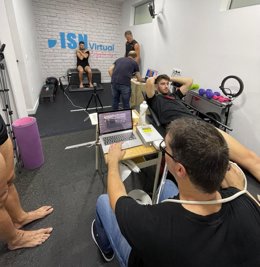 Investigadores del CEU estudian cómo prevenir lesiones deportivas con termografía infrarroja y ecografía Dopple.