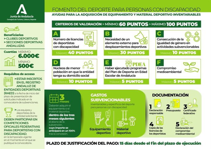 Infografía de las ayudas.
