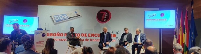 Jornada Promecal con alcaldes de Logroño, Soria y Pamplona