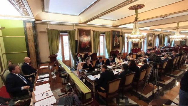 Pleno del Ayuntamiento de Oviedo.