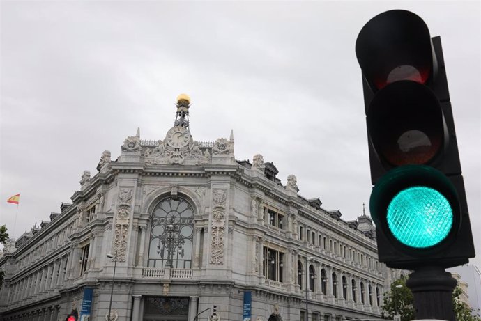 Archivo - Sede del Banco de España el día que ha publicado su informe anual, a 13 de mayo de 2021, en Madrid (España). 