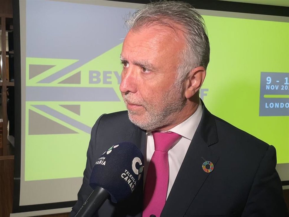 El presidente del Gobierno de Canarias, Ángel Víctor Torres